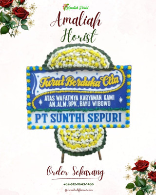 Papan Bunga Duka di Sipahutar
